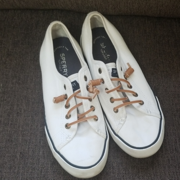 Sperry Shoes - 👉👉Sperry White Canvas Shoes💥